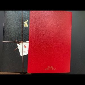 Bieffe Handmade in Italy 2-Piece Notebooks (Red)